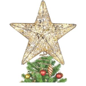 MAOYUE Christmas Tree Topper, 10 LED Lighted Star